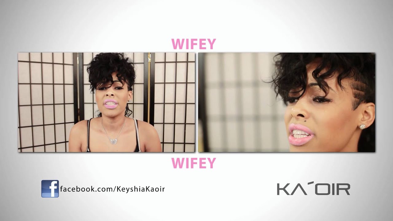 WIFEY - KA'OIR Pink Lipstick Review (feat. @KeyshiaKaoir)