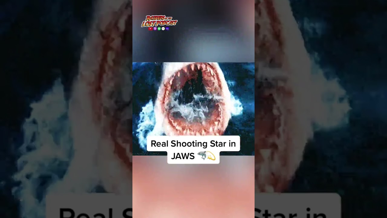 SO COOL! 🦈💫 #raidersofthelostpodcast #jaws #shark #sharkweek #movies #film #movie #movieclips