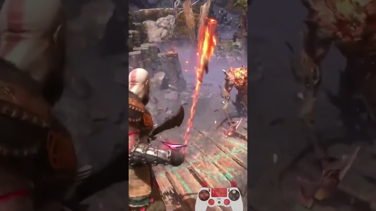 God Of War Ragnarok Kratos VS Draugr & Grim 