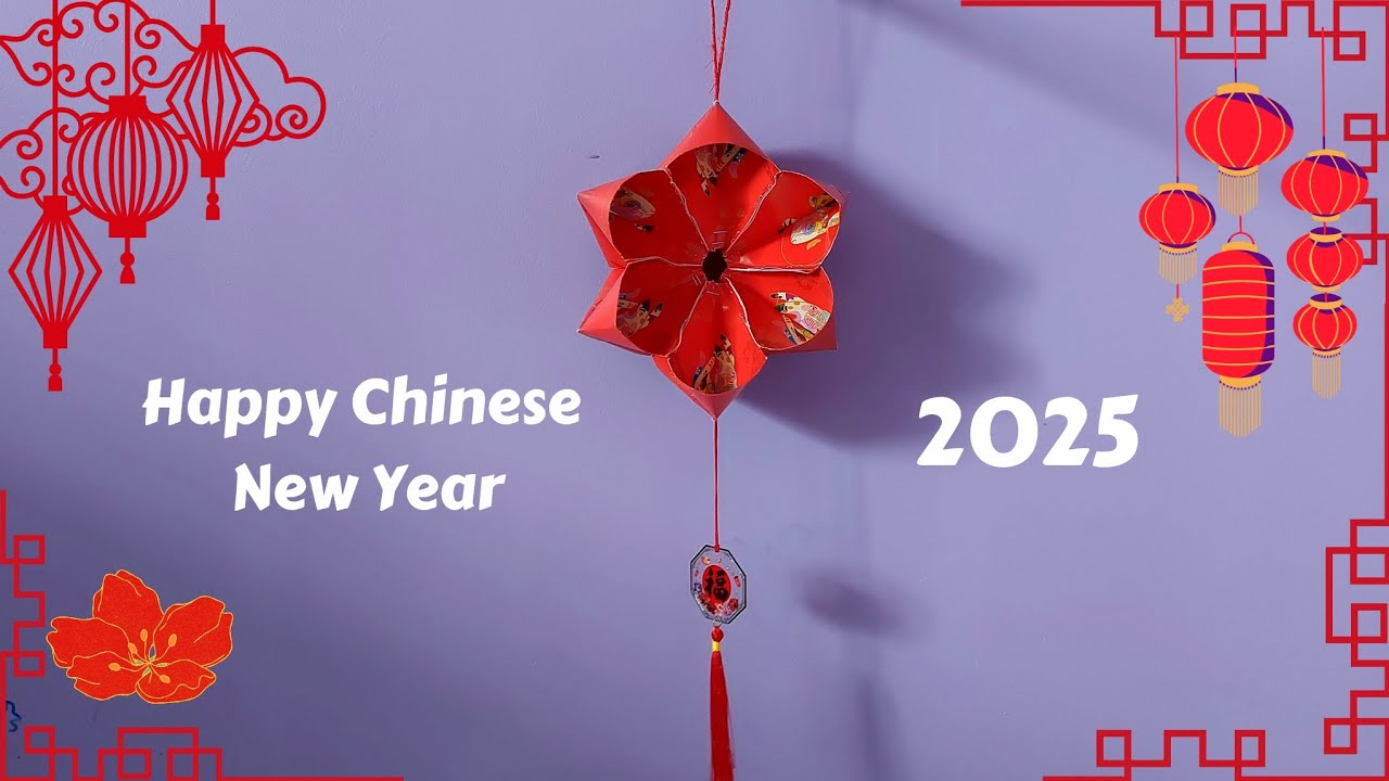 Chinese New Year Lantern|Cny lantern #diy #cnylantern #chineselantern #chinesenewyear