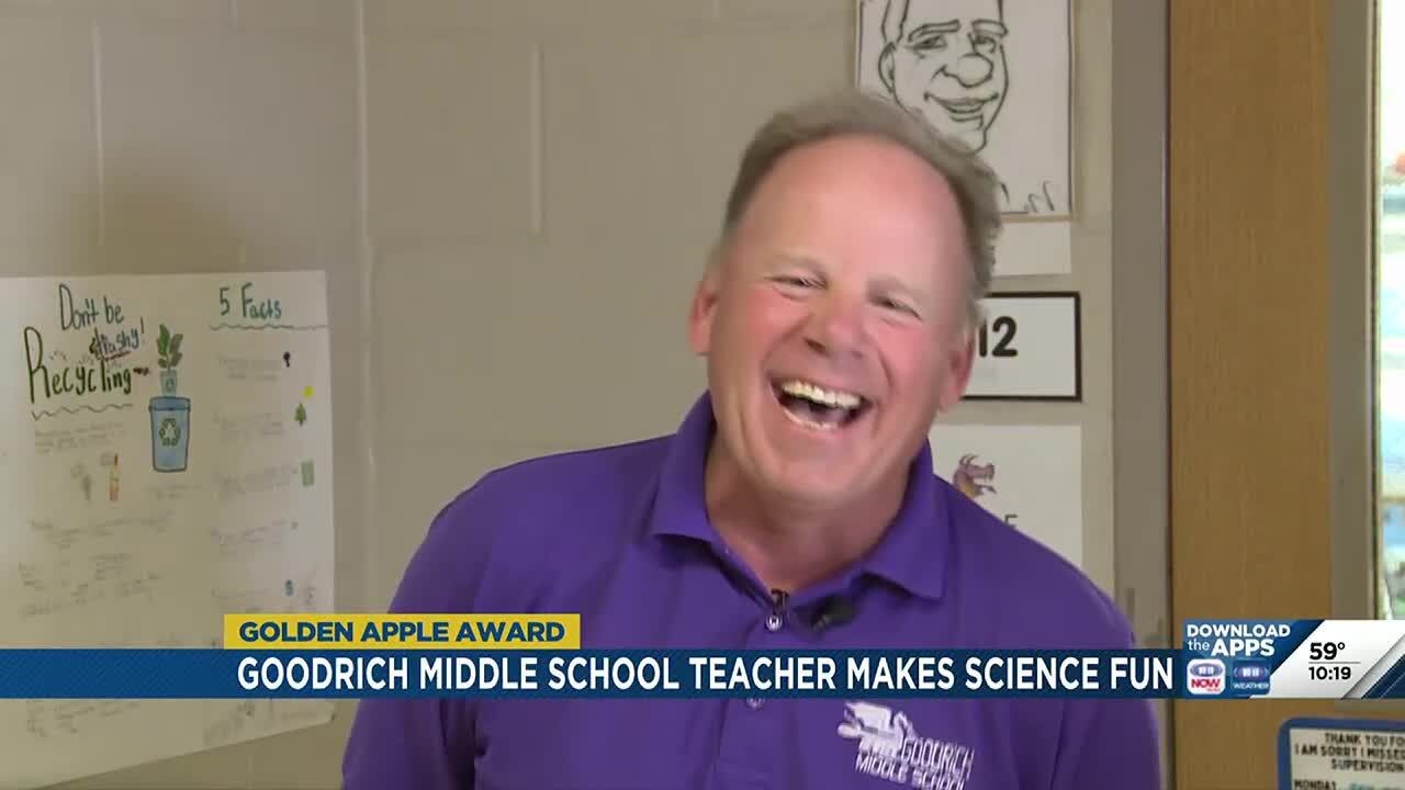 Golden Apple: Goodrich Middle School teacher makes science fun