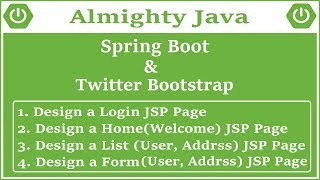 Spring Boot and Twitter Bootstrap Tutorials | Full Course | Mighty Java