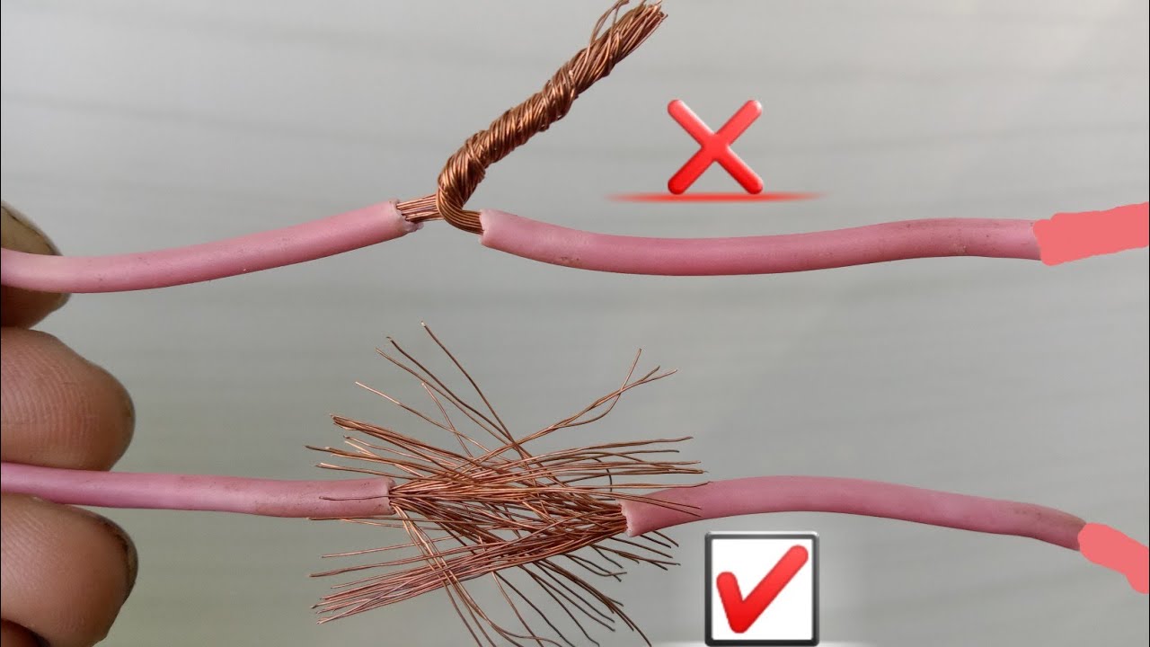 How to Joint Electric Wire Together Properly Joint Electrical Wire