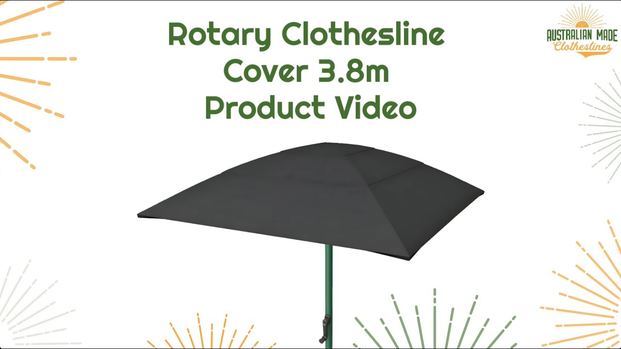 Rotary Clothesline Cover 3.8 Product Video - Australian Made Clothesline