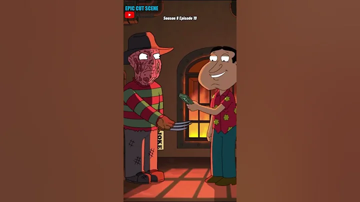 family guy freddy krueger make peter pop on bed real #familyguy #shorts #petergriffin #funny