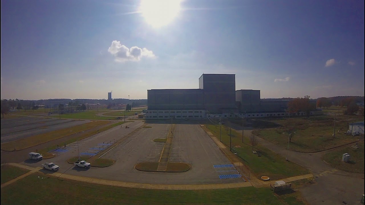 NASA MSFC Bldg 4610 Timelapse Parking Lot Restriping - YouTube