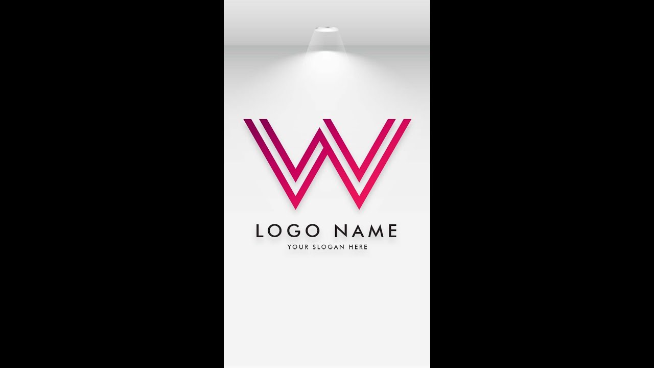 Letter W Logo Design | Illustrator Tutorial | How to make logo design in Adobe Illustrator CC
