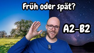 [A2-B2] Bin ich ein Frühaufsteher? - Slow German Vlog