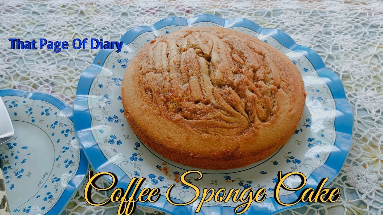 Coffee Sponge Cake Recipe YouTube