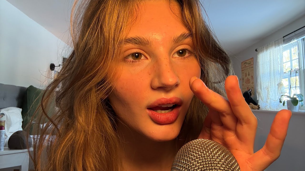 ASMR mouth sounds, hand movements, “scratch” trigger word (100% gain)