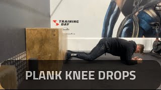 Plank Knee Drops
