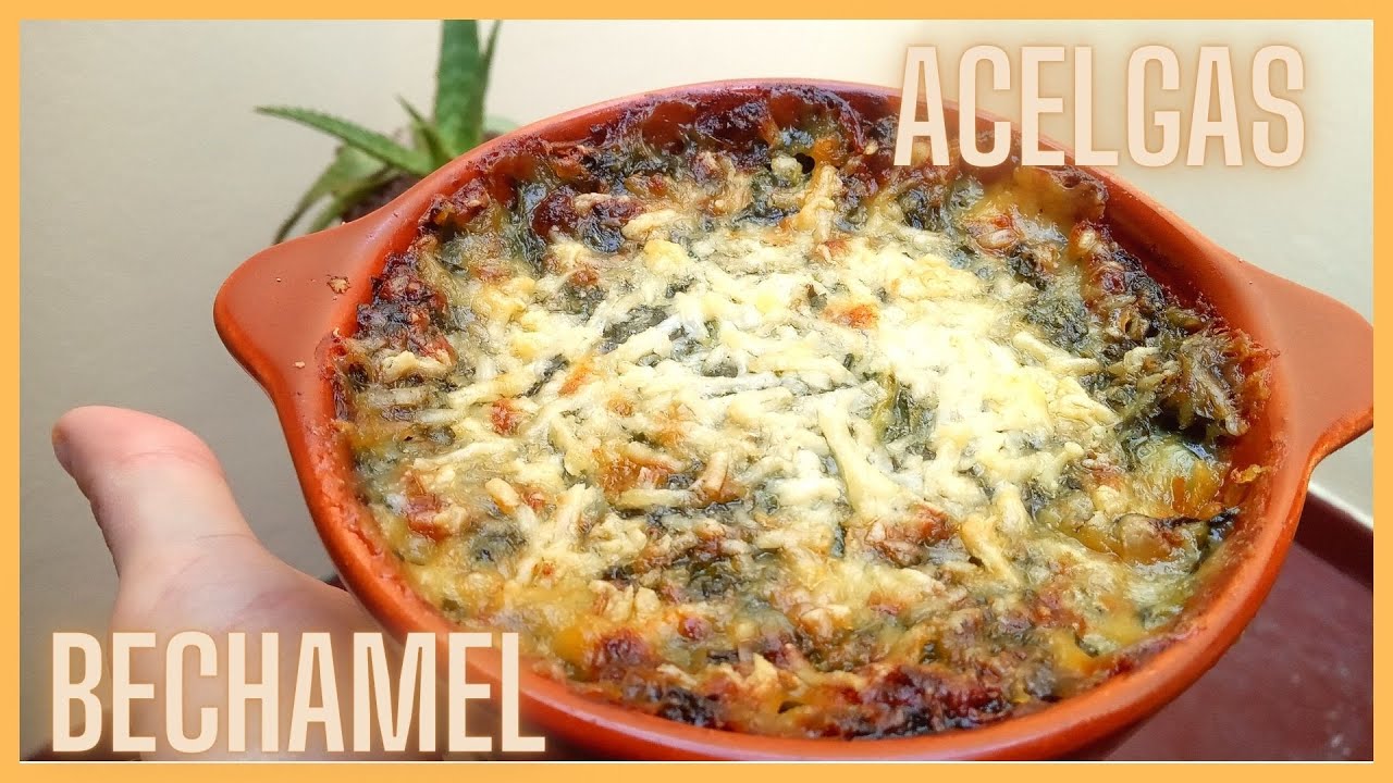 🔥 Como Hacer ACELGAS GRATINADAS con QUESO 🧀 y SALSA BLANCA BECHAMEL 💥 | ACELGAS RECETAS 🌿
