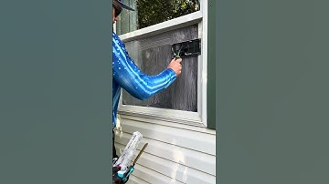 How to clean a window in under 60 seconds | Window Cleaning Techniques #windowcleaning
