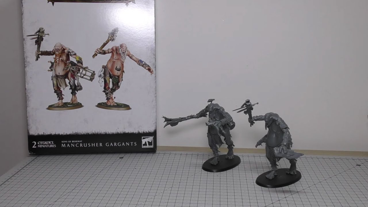 Sons of Behemat - Mancrusher Gargants - Review (AoS) - YouTube
