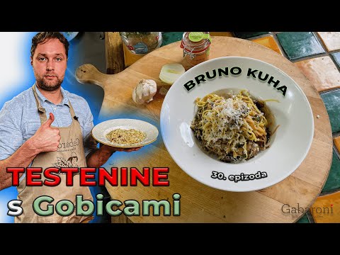 Video: Fettuccine Z Gobami In Zelenim Grahom