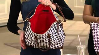 Dooney & Bourke Houndstooth Domed Satchel on QVC