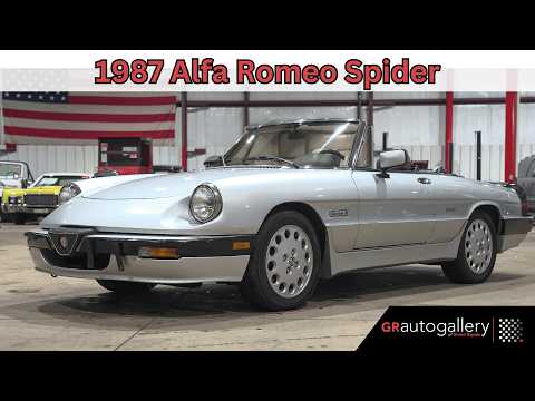 1987 Alfa Romeo Spider Quadrifoglio For Sale - Walk Around
