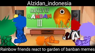 Rainbow Friends React To Garden Of Banban - ☆