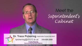 Meet the Cabinet- Dr. Trace Pickering