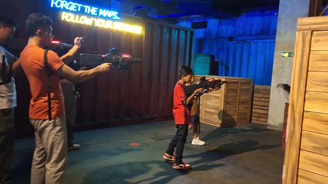 Trans studio mall bali : Main game arcade tembak2an seru untuk anak cowok #bali #transstudio