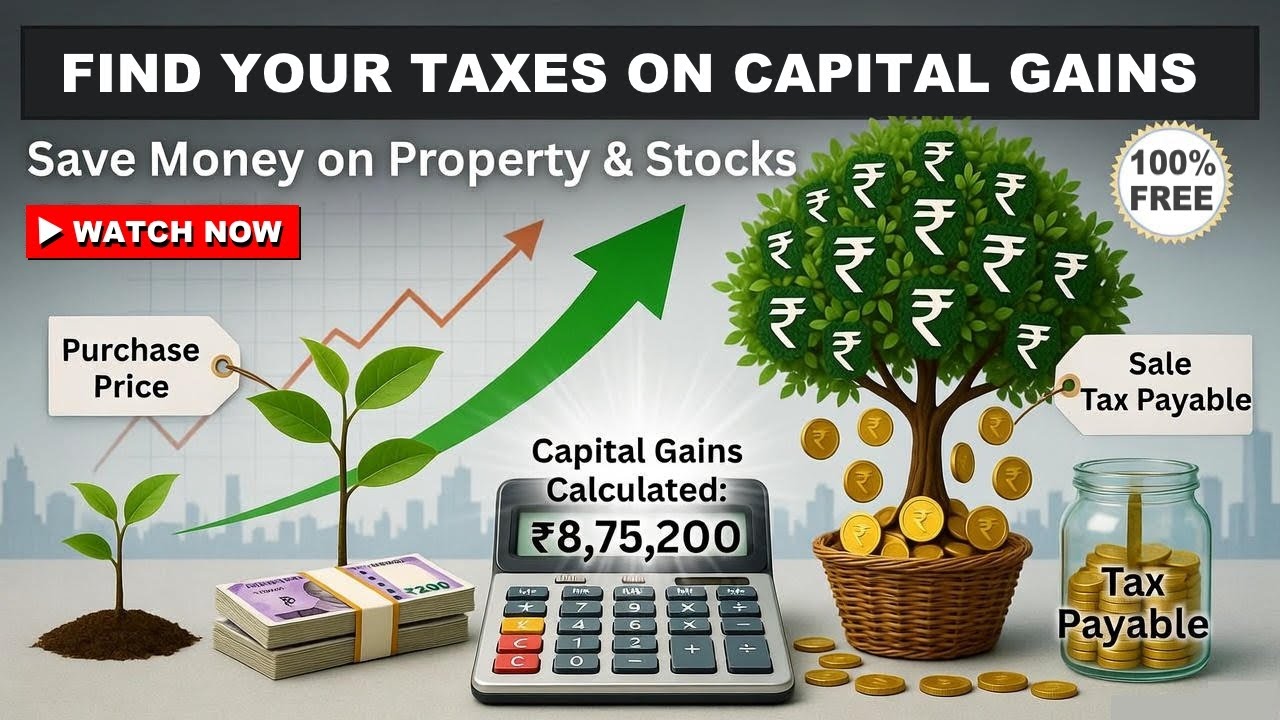 Capital Gain Tax : Full Calculation Explained with Free Calculator ...