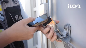 Securing storage containers with iLOQ battery-free smart padlocks