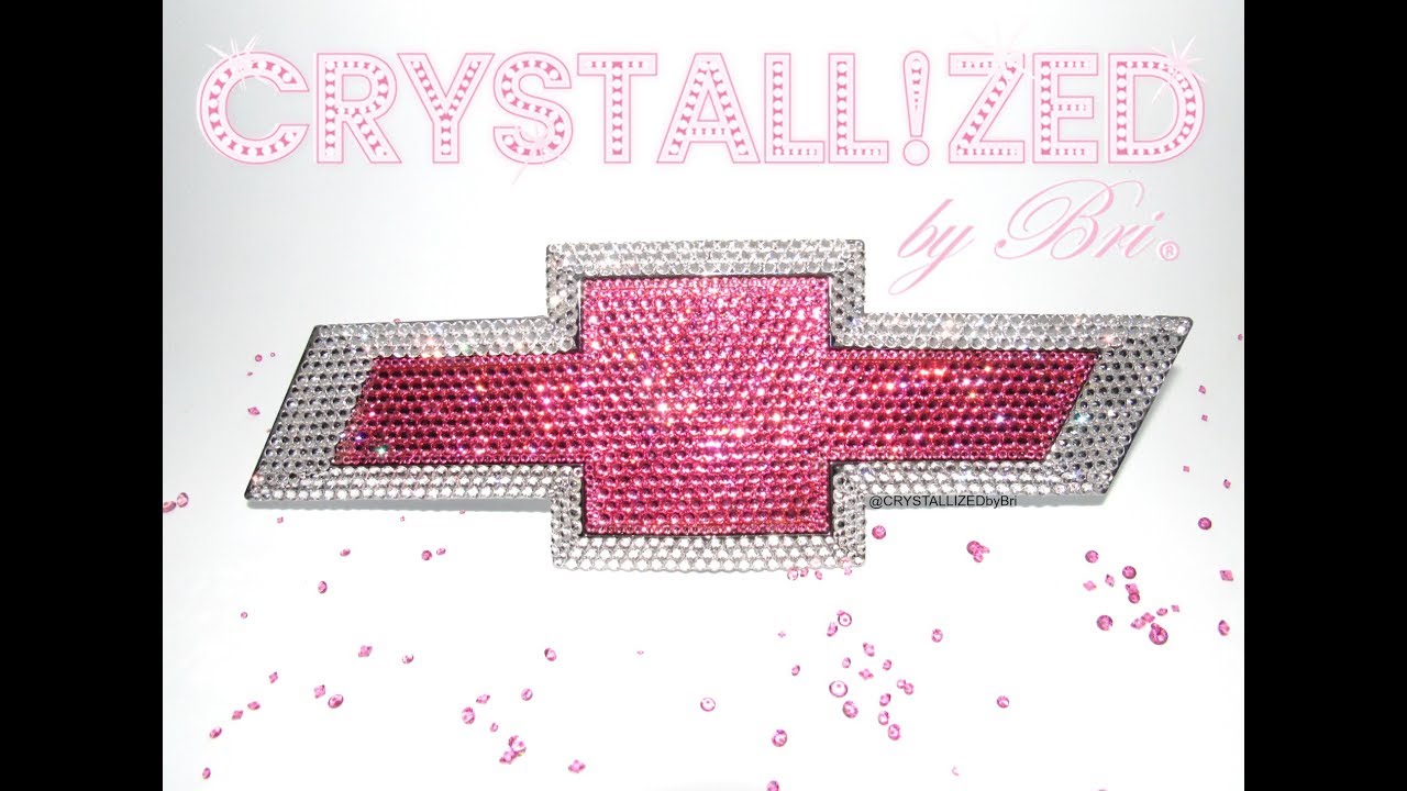 Swarovski Crystal Pink Chevy Emblem Crystallized Bling by CRYSTALL!ZED by Bri