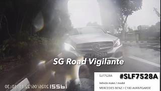 22jun2026 #SLF7528A mercedes c180 fail to stop and rear ended cambike