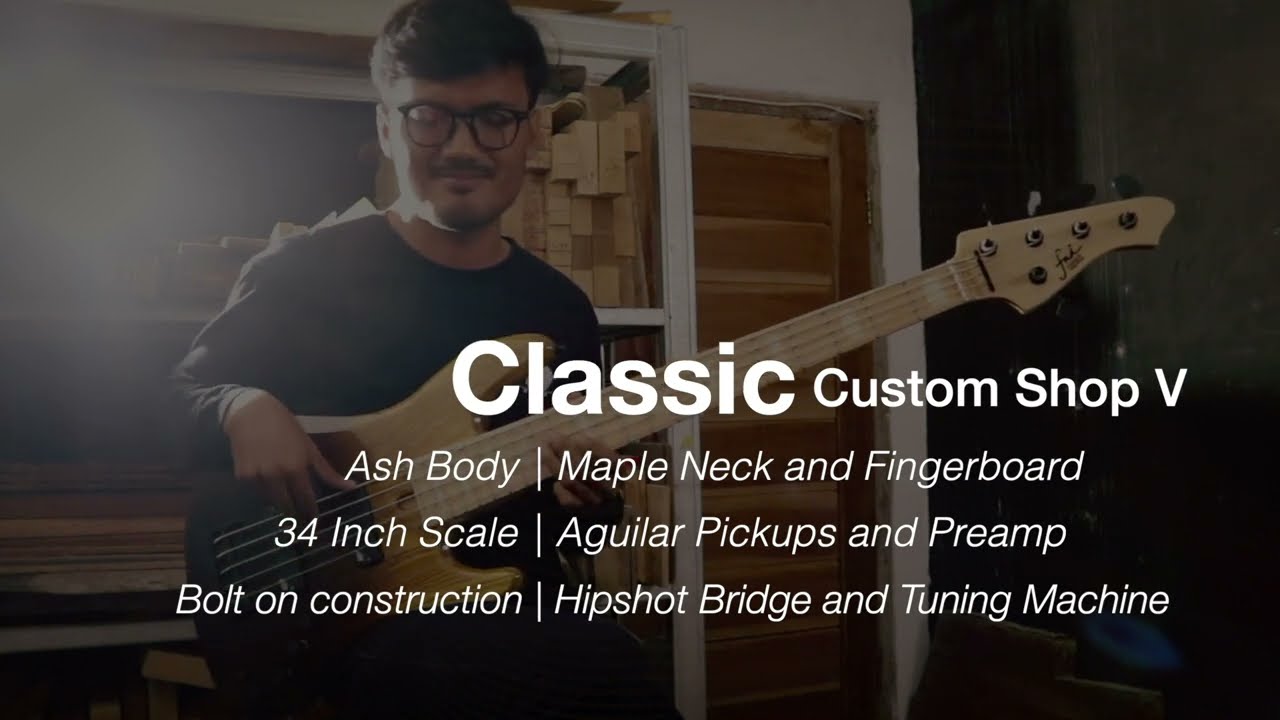 FAD Guitars - Introducing the Classic V Custom Shop I 'Faded Coffee Burst Gloss' 🎧 - Babas