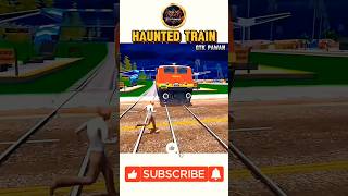 💥🙃 HAUNTED TRAIN VS FRANKLIN 🤯💥IN INDIAN BIKE DRIVING 3D || #shortsfeed #franklin #harshtatsuya