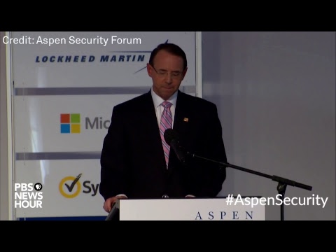 WATCH: Deputy Attorney General Rod Rosenstein expected to make a cybersecurity announcement