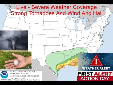 Live - Severe Weather Coverage Strong Tornadoes And Wind And Hail - YouTube