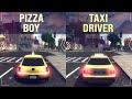 Pizza Delivery VS Taxi Traffic Cars Drag Race In NFS MW 2005 Pizza Delivery VS Taxi Traffic Cars Drag Race In NFS MW 2005
