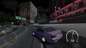 NFS MOST WANTED DRIFT WITH BMW M5 MAP CANYON CITY