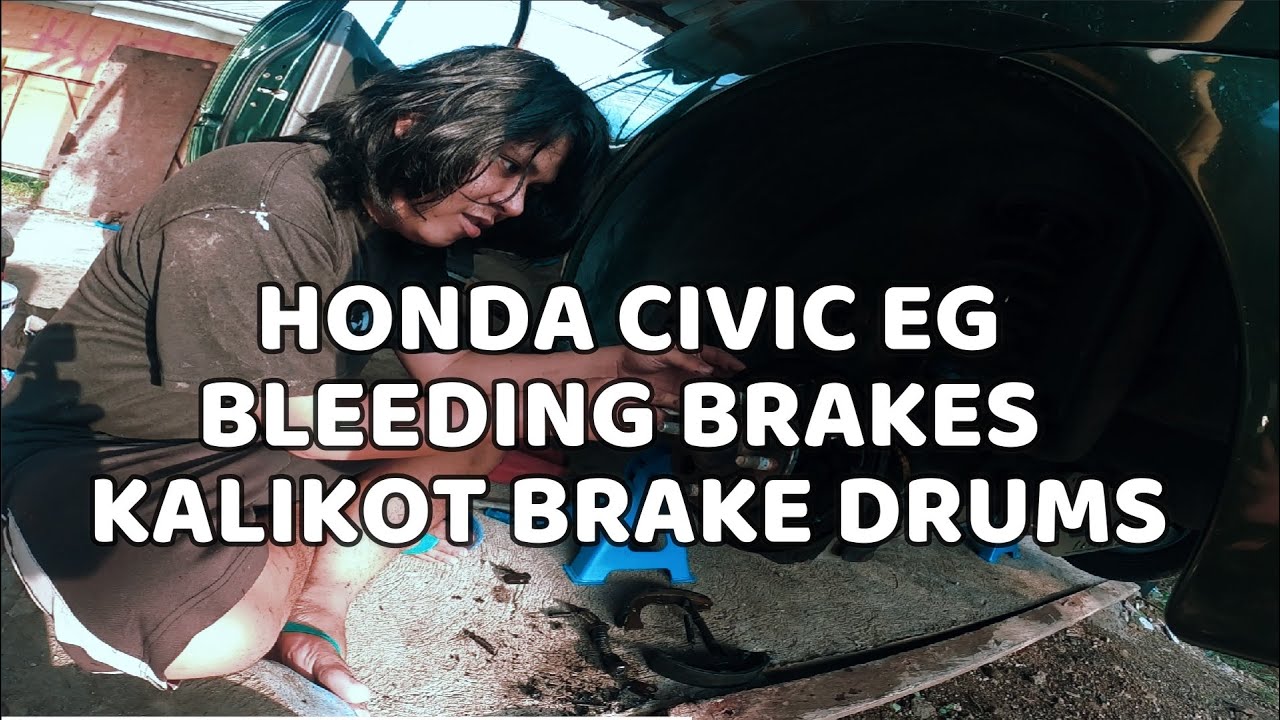 BLEEDING MY HONDA CIVIC EG HATCHY BRAKES & BRAKE DRUMS REPAIR YouTube