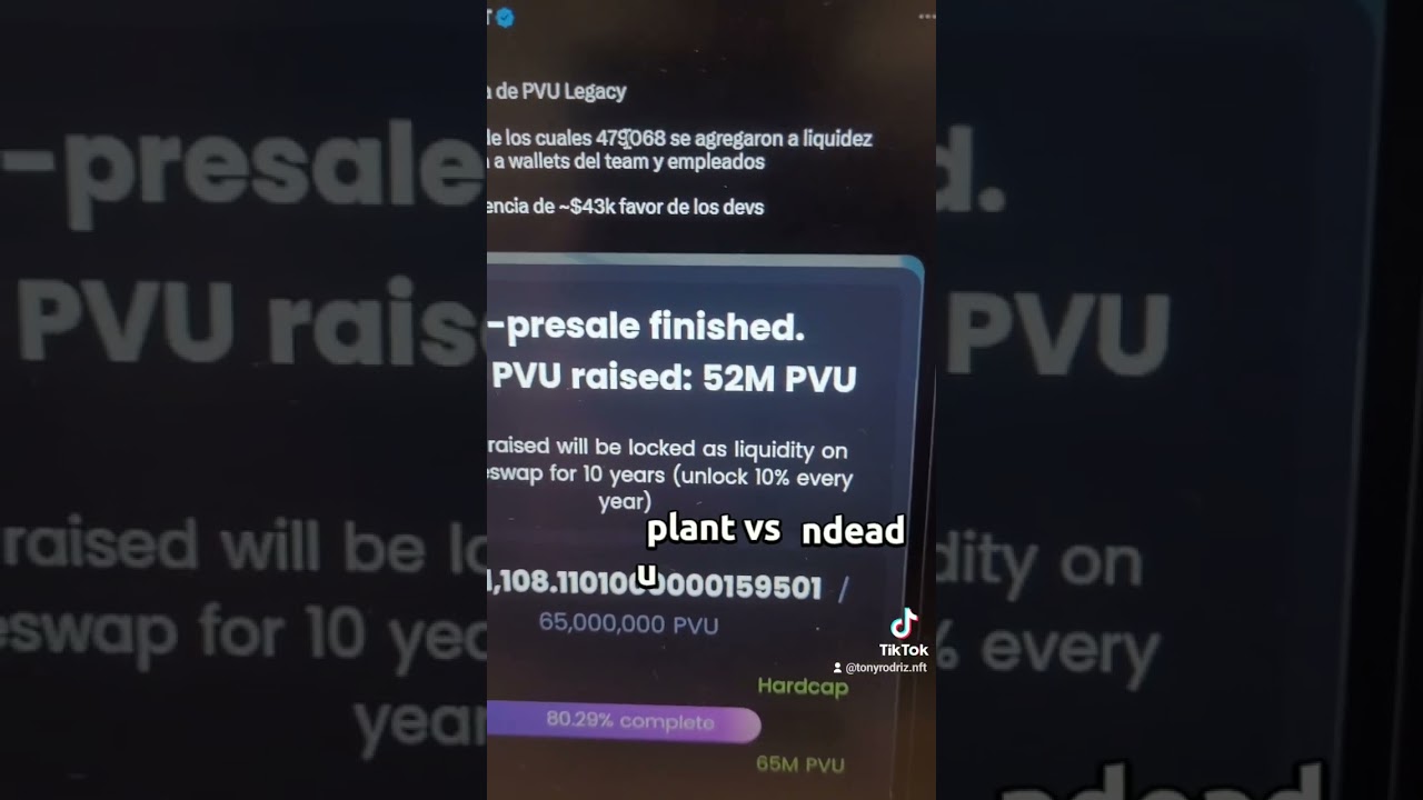URGENTE ⛔️ Que esta Pasando con PLANT vs UNDEAD 📉 Que pasará con PVU? PVU es una estafa?