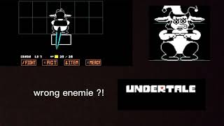 wrong enemie !? [OST] so sorry's theme / undertale