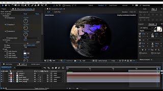 How to create a  Planet inside After Effects-Using CC Sphere