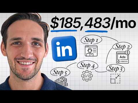 Scaling to $185k/mo in 22 Months (LinkedIn Ads Strategy Breakdown) thumbnail