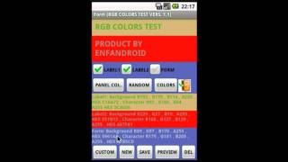 COLORS ANDROID RGB ANDROID APPLICATION PANTONE ANDROID FOR DEVELOPING FORM LABEL LAYOUT LOGO