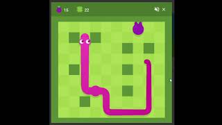 Google Snake Game Wall Mode Small 1 Apple Score: 25