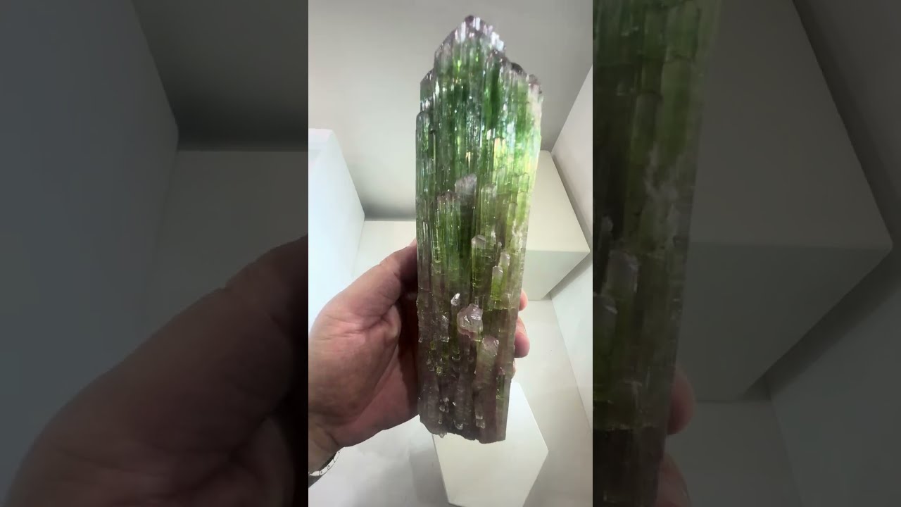 Tourmaline with Albite from Paprok Afghanistan | Fine Art Minerals | Tourmaline | Crystal | Nature |