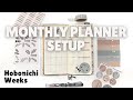 HOBONICHI WEEKS // Monthly Planner Setup