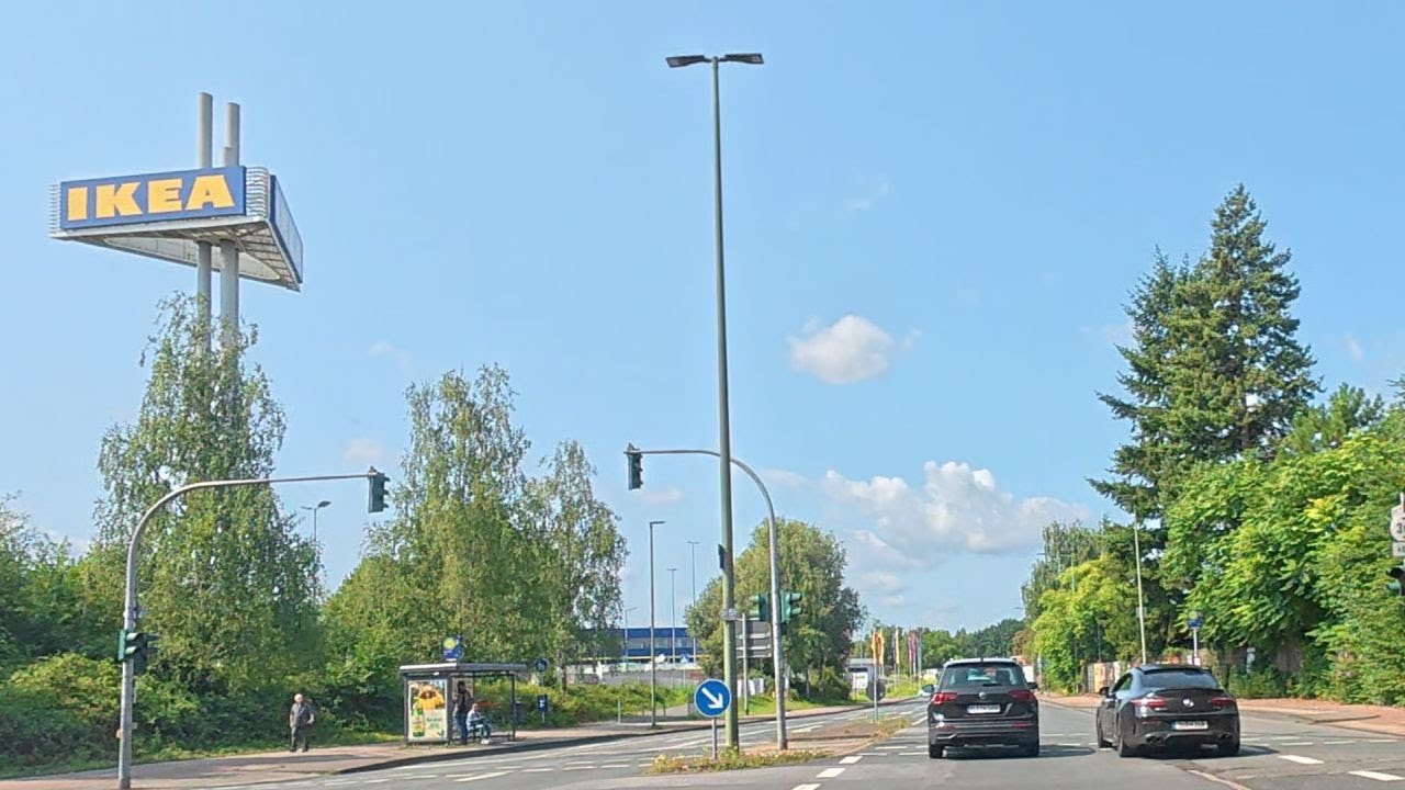 Autofahrt Essen IKEA Duisburg Essen 03.08.2025