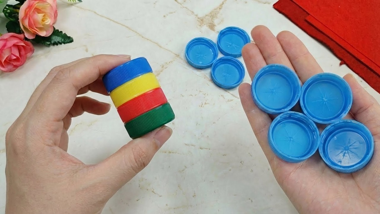 Я делаю МНОГО из них, и ОЧЕНЬ ЛЕГКО ПРОДАВАТЬ! Удивительная идея с крышкой от бутылки! Идея DIY из п