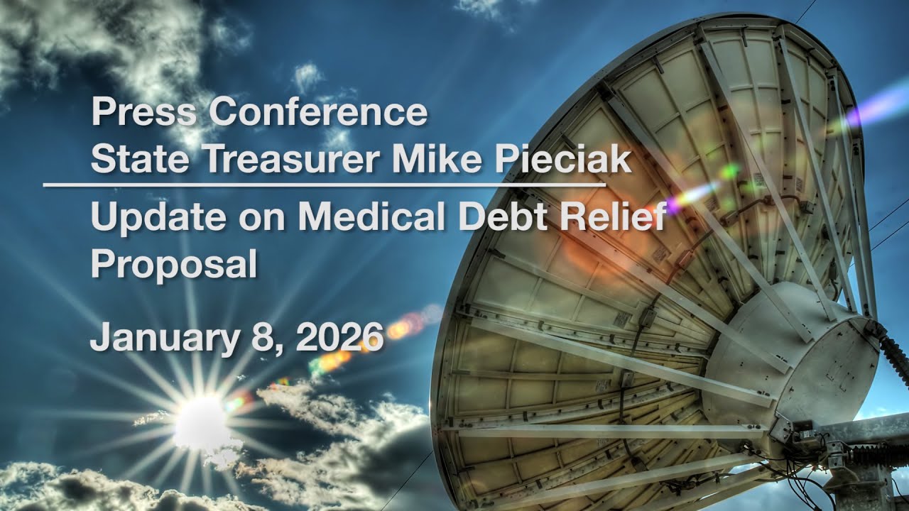 Press Conference - Treasurer Pieciak - Update on Medical Debt Relief Proposal 1/8/2026