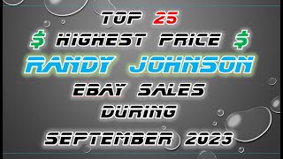 Randy Johnson Top 25 Baseball Cards sold on eBay Sept 2023 #sportscards  Worth MONEY!! Ep 19