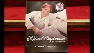 Richard Clayderman Concert  Sept 30 2017