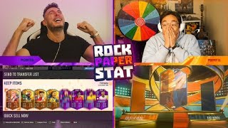 We OPENED The 250K & HERO PACKS 🔥 Crazy Rock Paper Stat vs @Itsitsjames (Fifa 23)