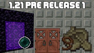 Minecraft 1.21 Pre-release 1 - Leadable Boats in Java & Huge Nether Portal Changes